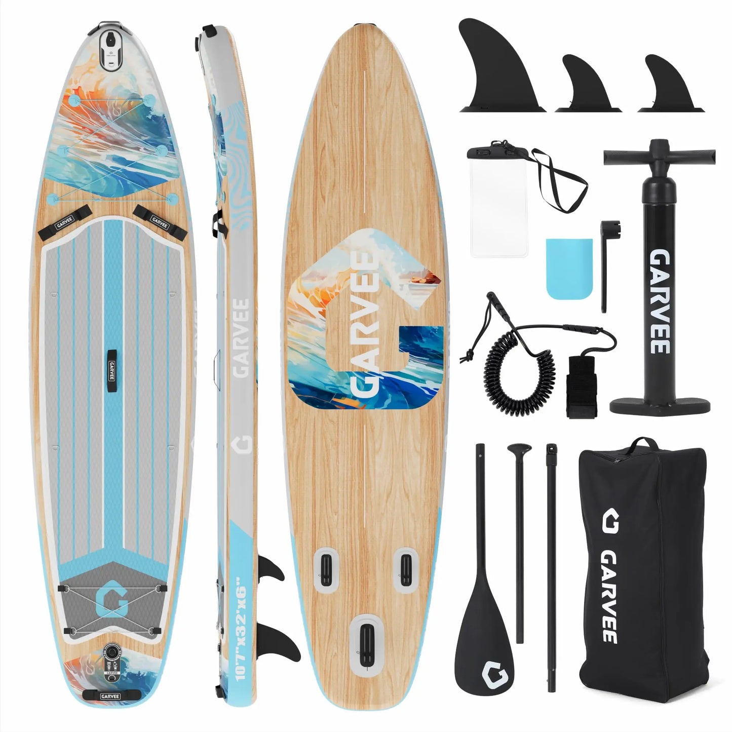 HiMISS Inflatable SUP With Premium Accessories And Camera Mount