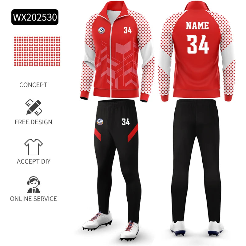 JianfeiCN Full Zip Fleece Tracksuit For Men And Women