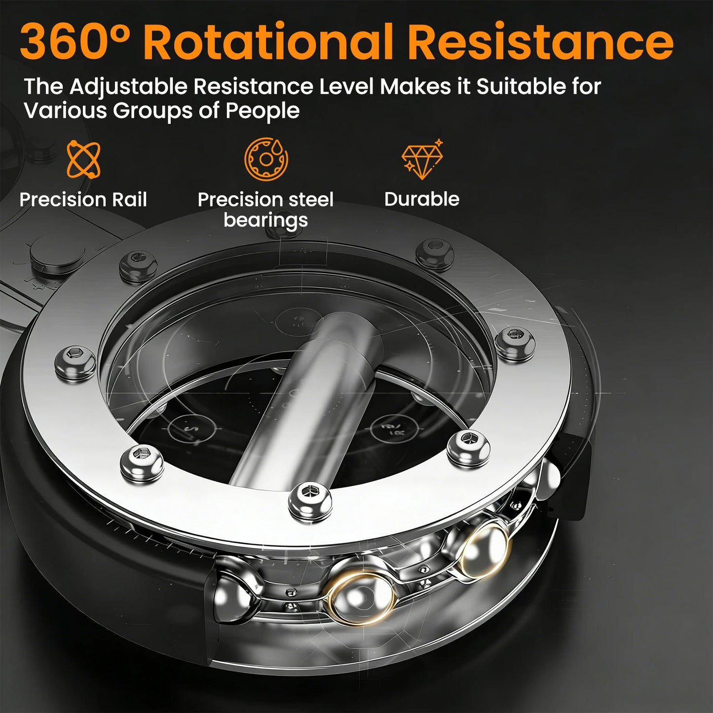 Rotator Machine Multifunctional Grip Strength Trainer for Forearms