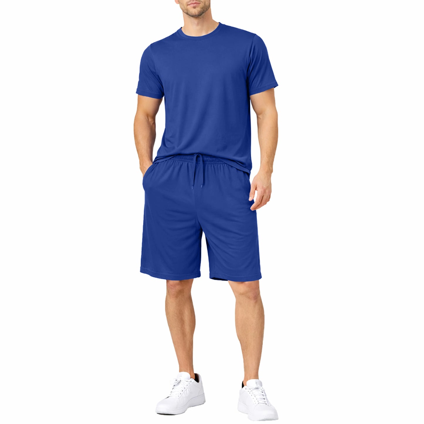 Men's 2 Piece Athletic Tee And Short Active Set For Training