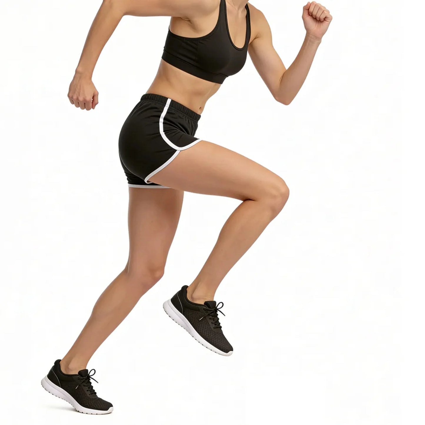 Ladies Dolphin Athletic Shorts Flexible Cotton Comfort For Women