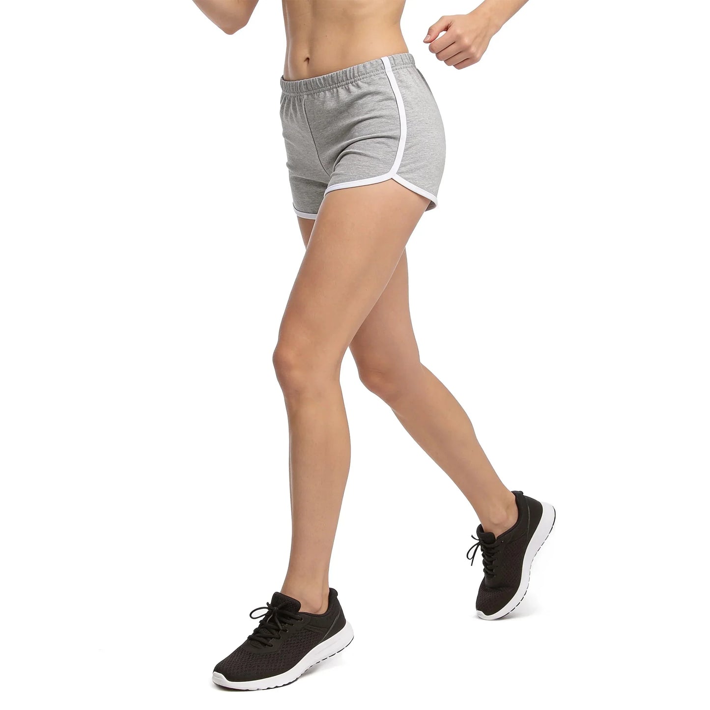 Ladies Dolphin Athletic Shorts Flexible Cotton Comfort For Women