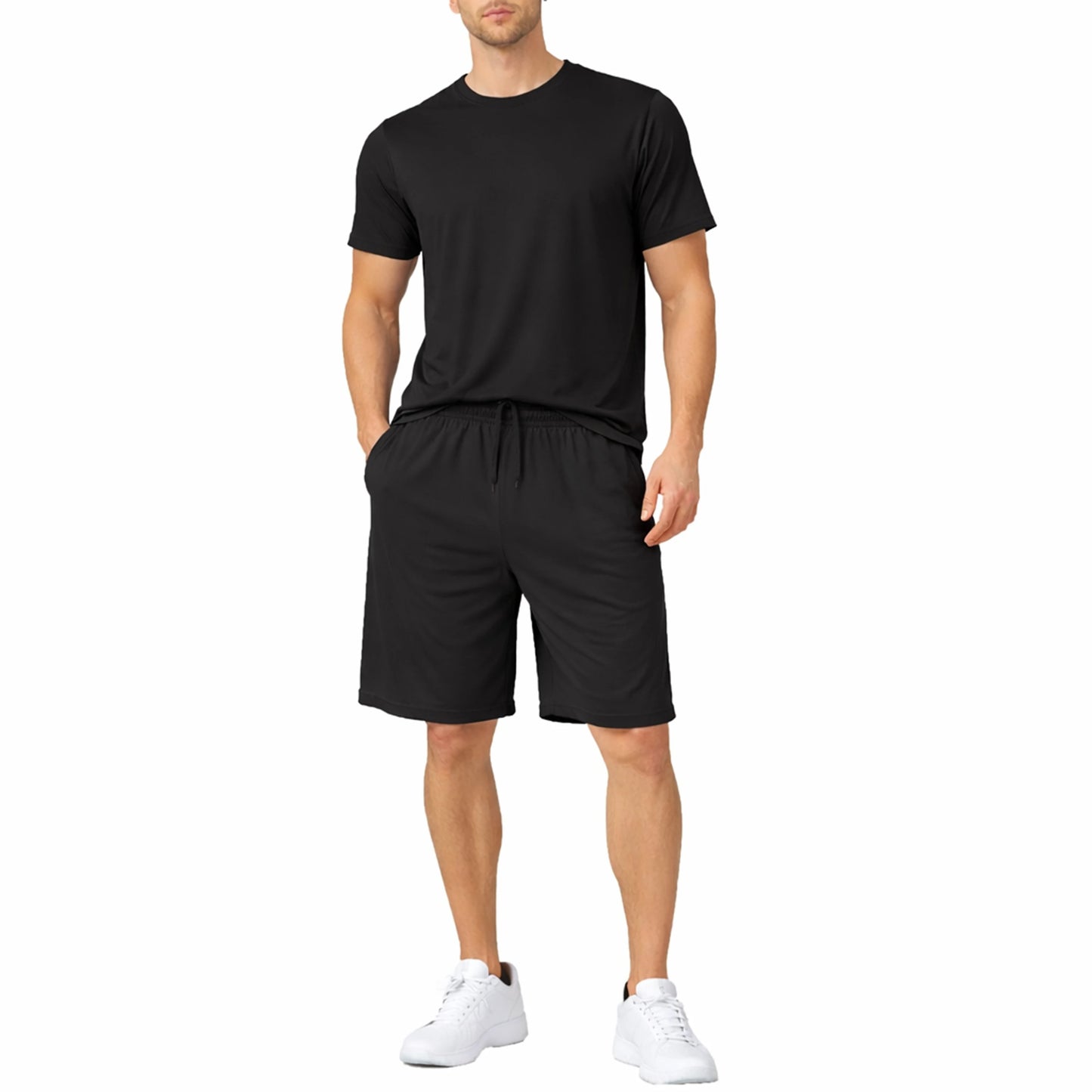 Men's 2 Piece Athletic Tee And Short Active Set For Training