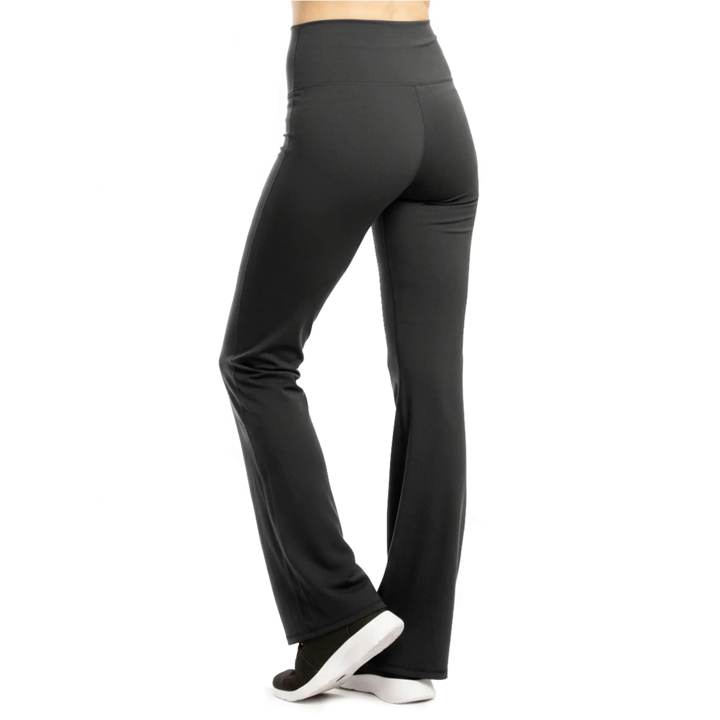 Ladies Flare Leggings Yoga Pants Knit Stretch For Women