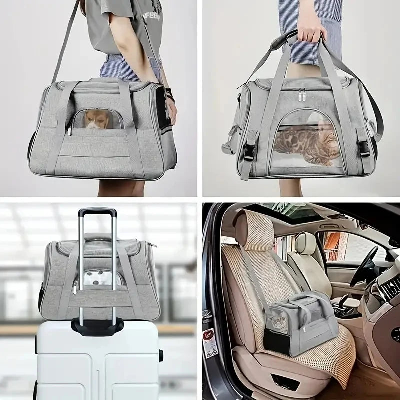 JTPAWS Soft Sided Cat Carrier Travel Carrier For Pets