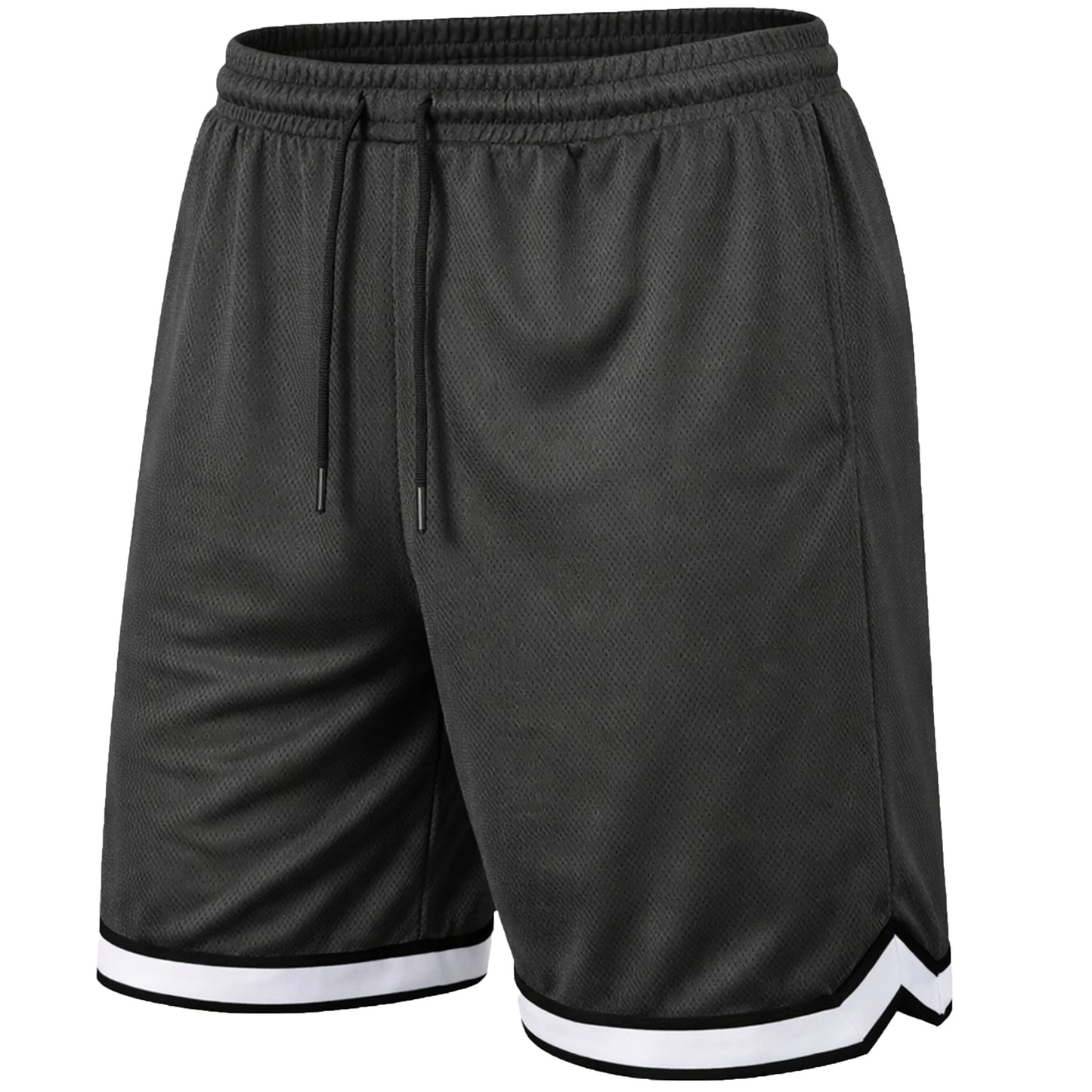 Mens Lightweight Breathable Moisture Wicking Mesh Shorts With Pockets