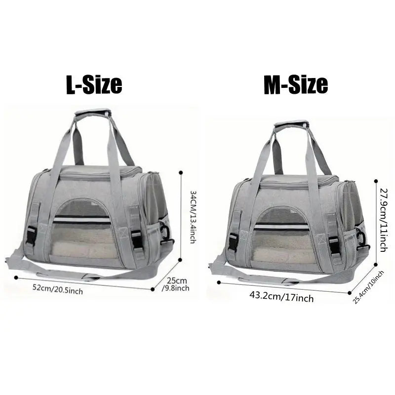 JTPAWS Soft Sided Cat Carrier Travel Carrier For Pets