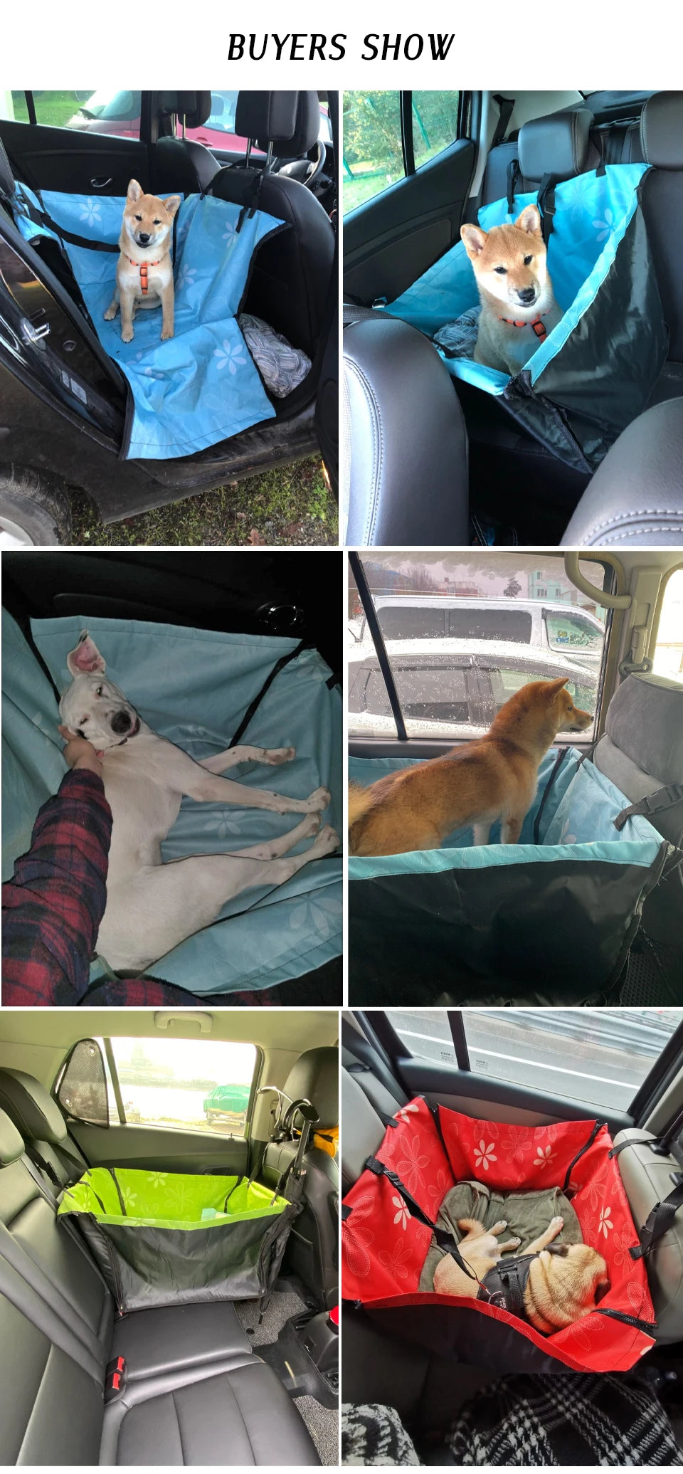 Cawayi Kennel Car Seat Cover and Pet Carrier for Dogs
