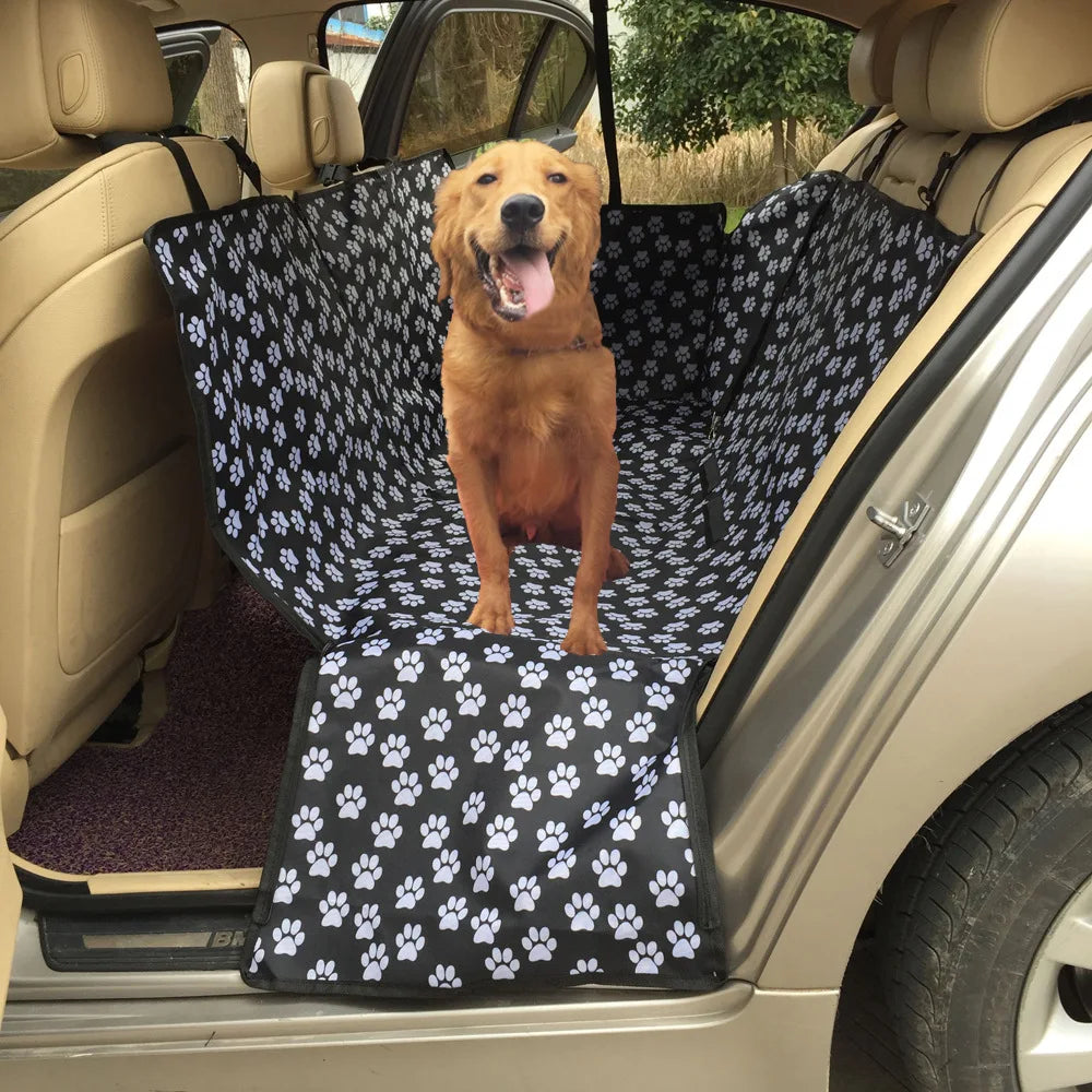 KEMISIDI Waterproof Dog Car Seat Cover Hammock With Safety Belt