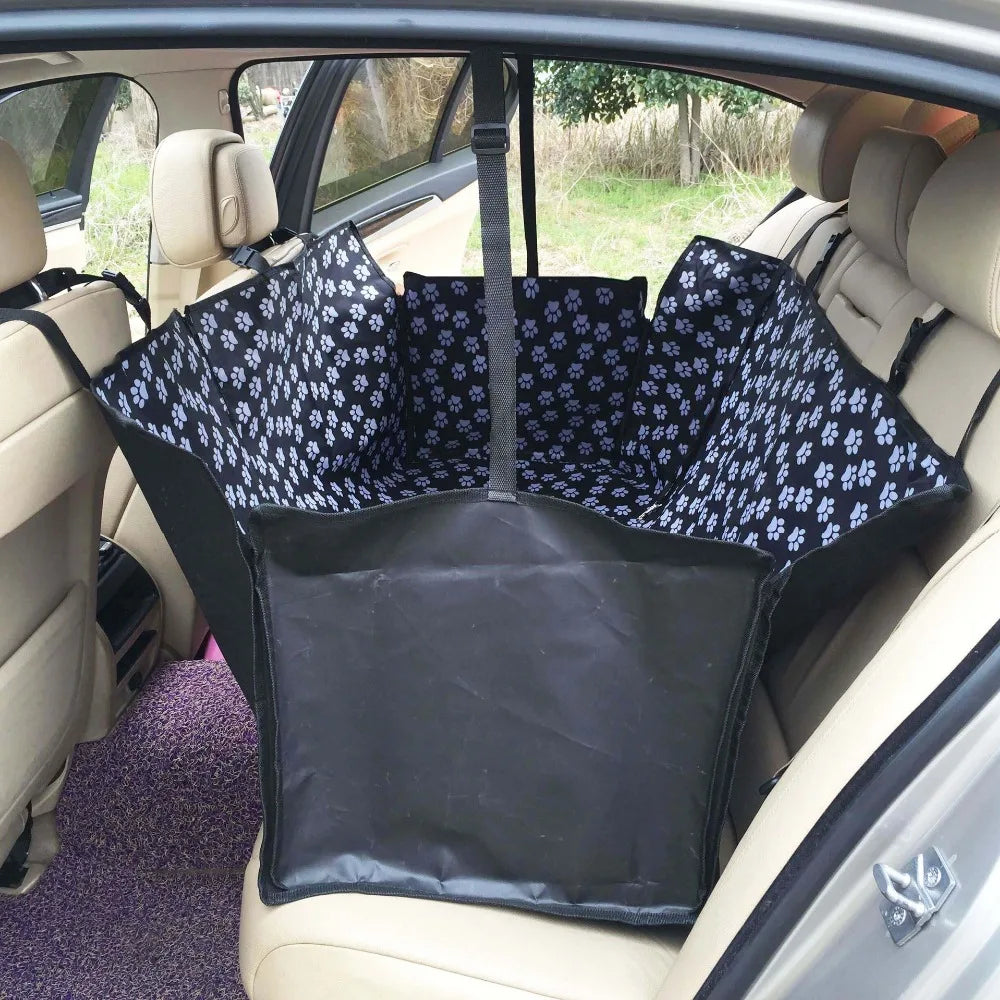 KEMISIDI Waterproof Dog Car Seat Cover Hammock With Safety Belt