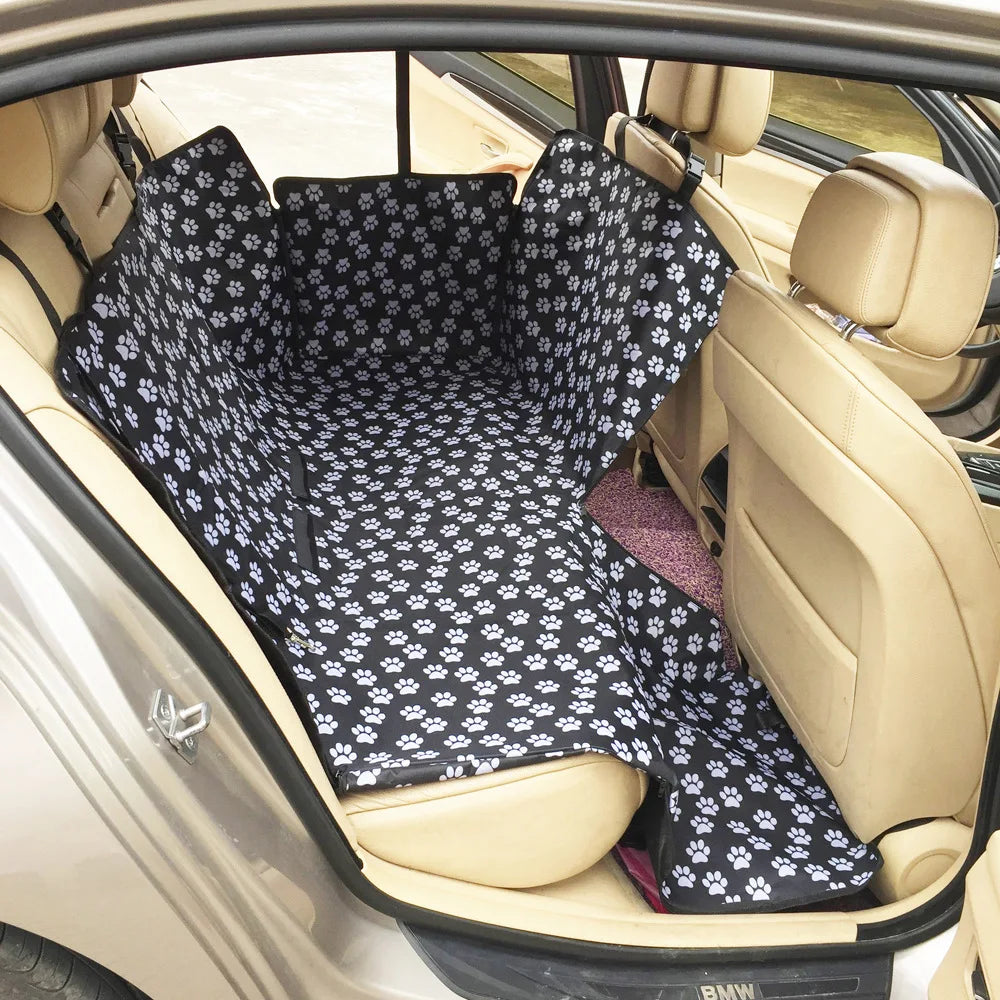 KEMISIDI Waterproof Dog Car Seat Cover Hammock With Safety Belt