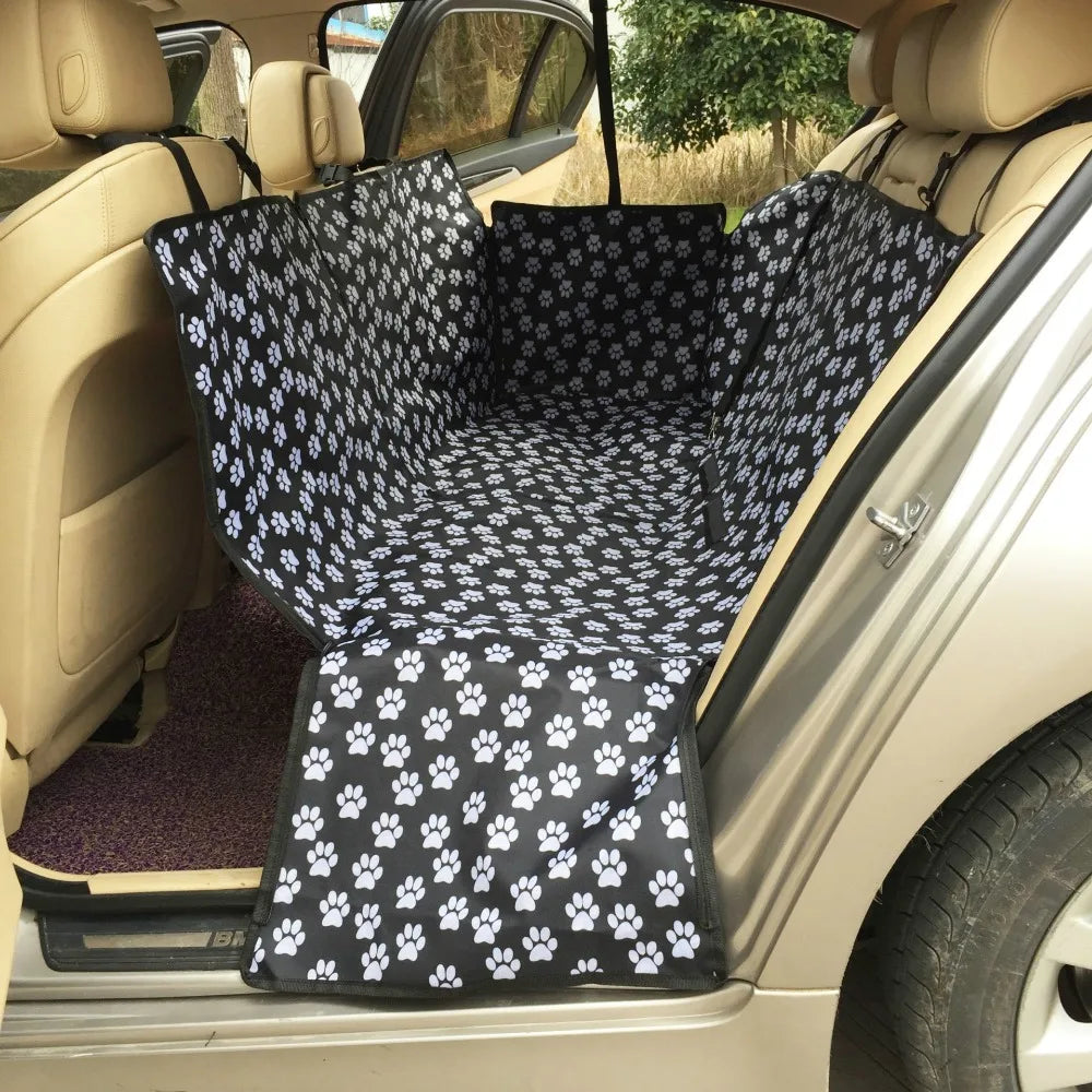 KEMISIDI Waterproof Dog Car Seat Cover Hammock With Safety Belt