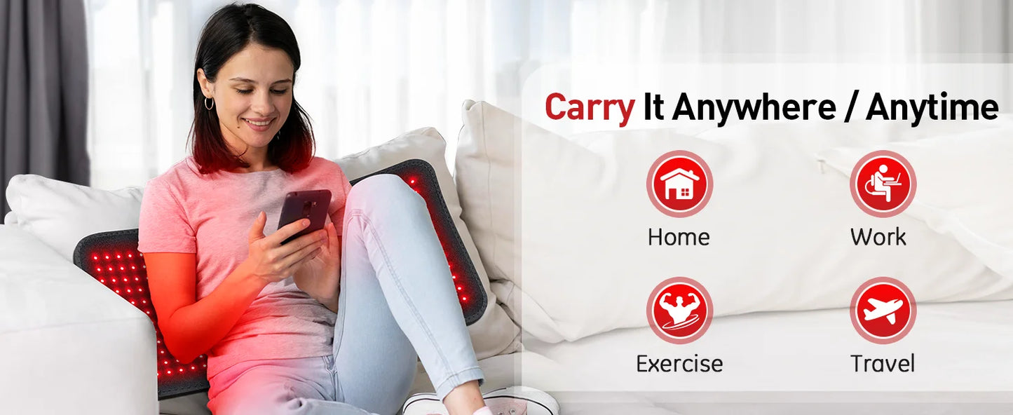 Astarexin Red Light Therapy Heating Pad For Body With Infrared Light
