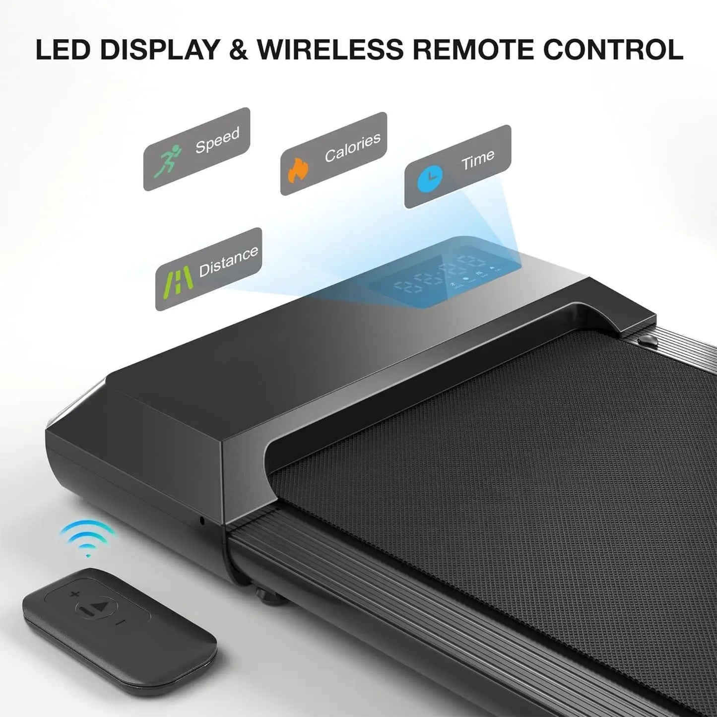 Superun 2In1 Home Office Walking Treadmill With App and Remote