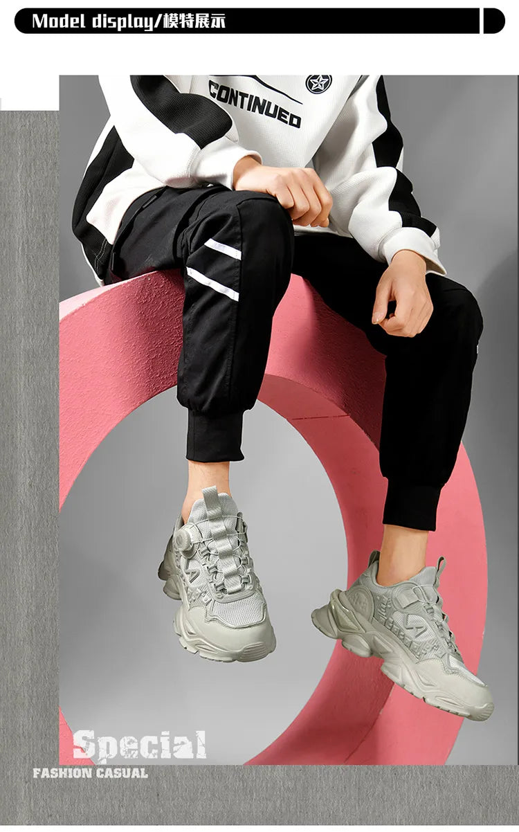 Men's Breathable Casual Sneakers Luxury Trainers Running Shoes