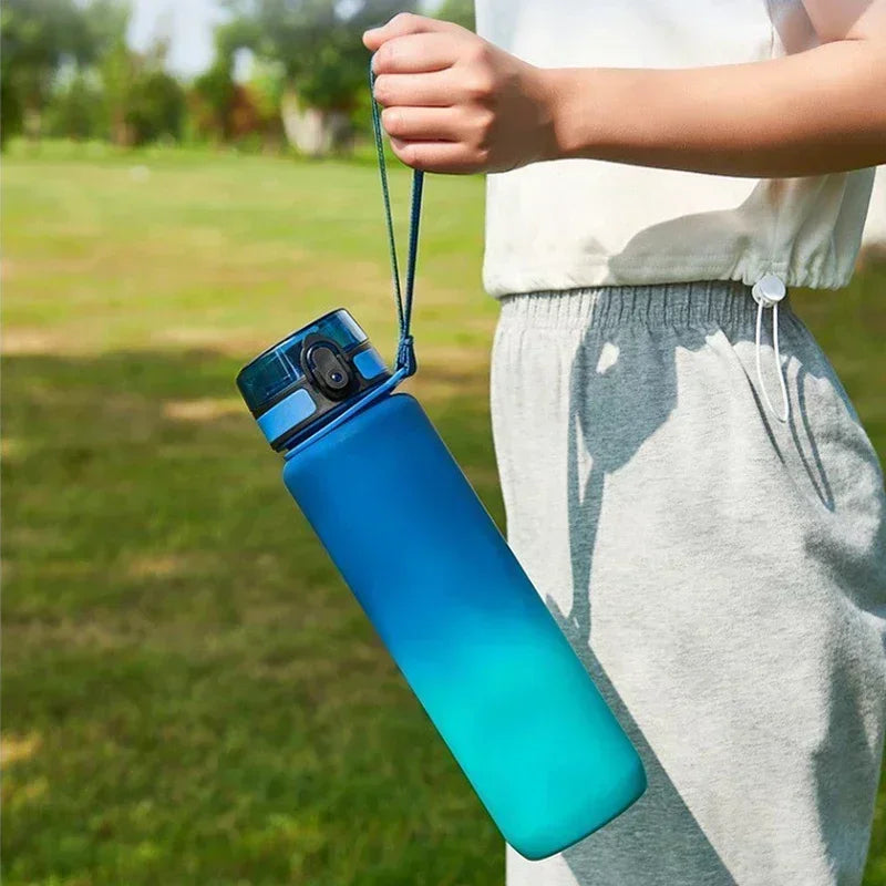 Plastic Sports Water Bottle Leak Proof For Outdoor Travel Gym