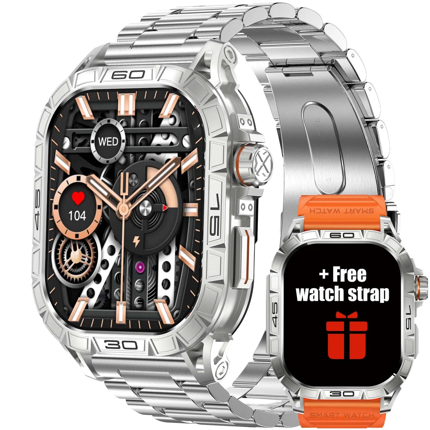 EIGIIS K63 Smartwatch With 100 Sports Modes IP68 Waterproof
