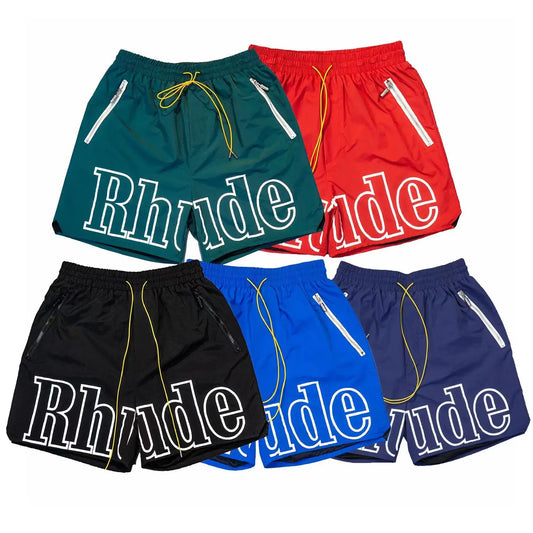 Casual Men's Hip Hop Print Shorts for Spring and Summer