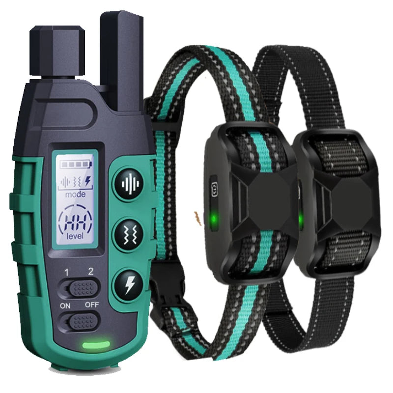 WXRPET 3300Ft Electric Dog Training Collar With Remote Shock Vibration Waterproof