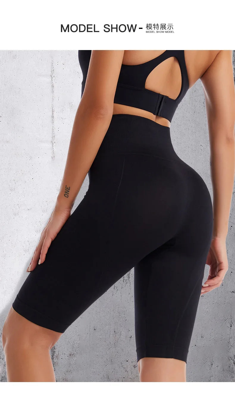 Womens Breathable Quick-Dry High-Waist Sports Yoga Pants For Workout