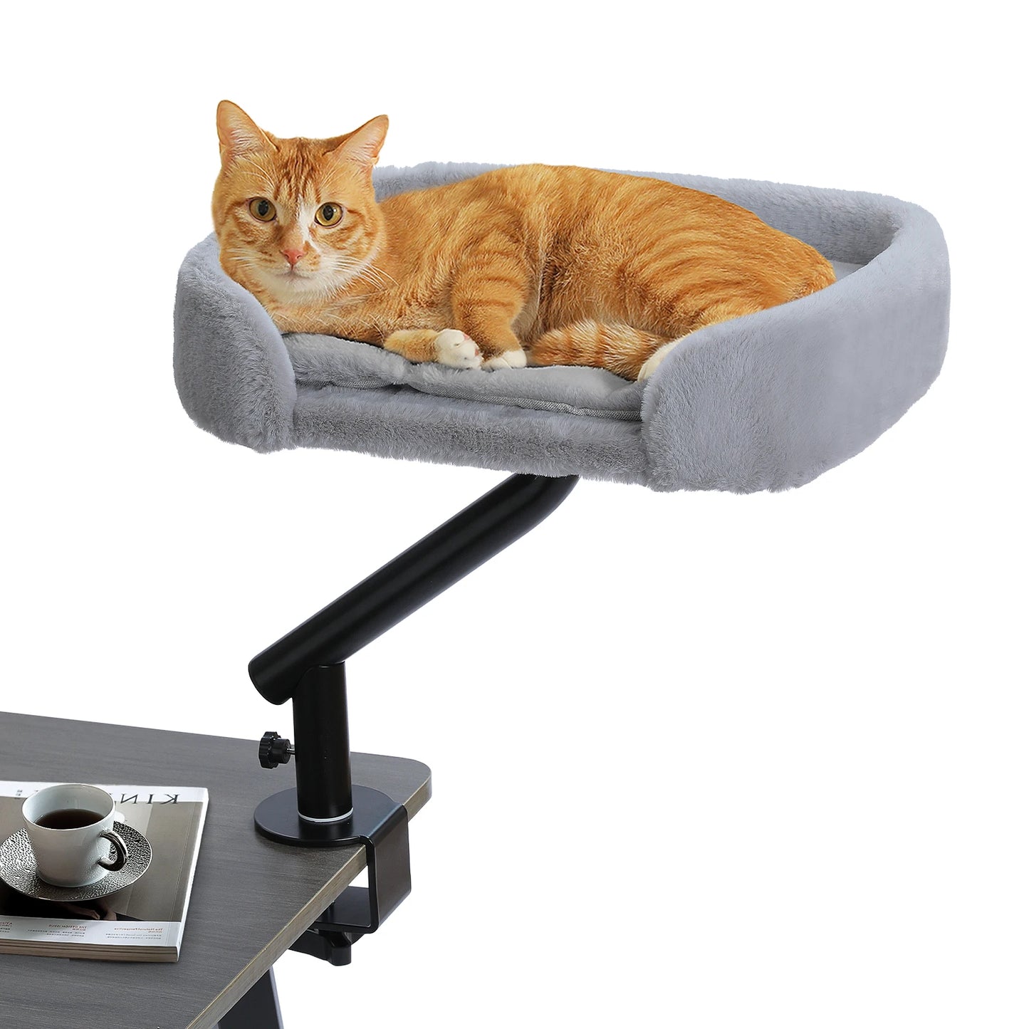 PAWZ Road Cat Desk Bed Rotatable Hammock Stand Indoor Cats