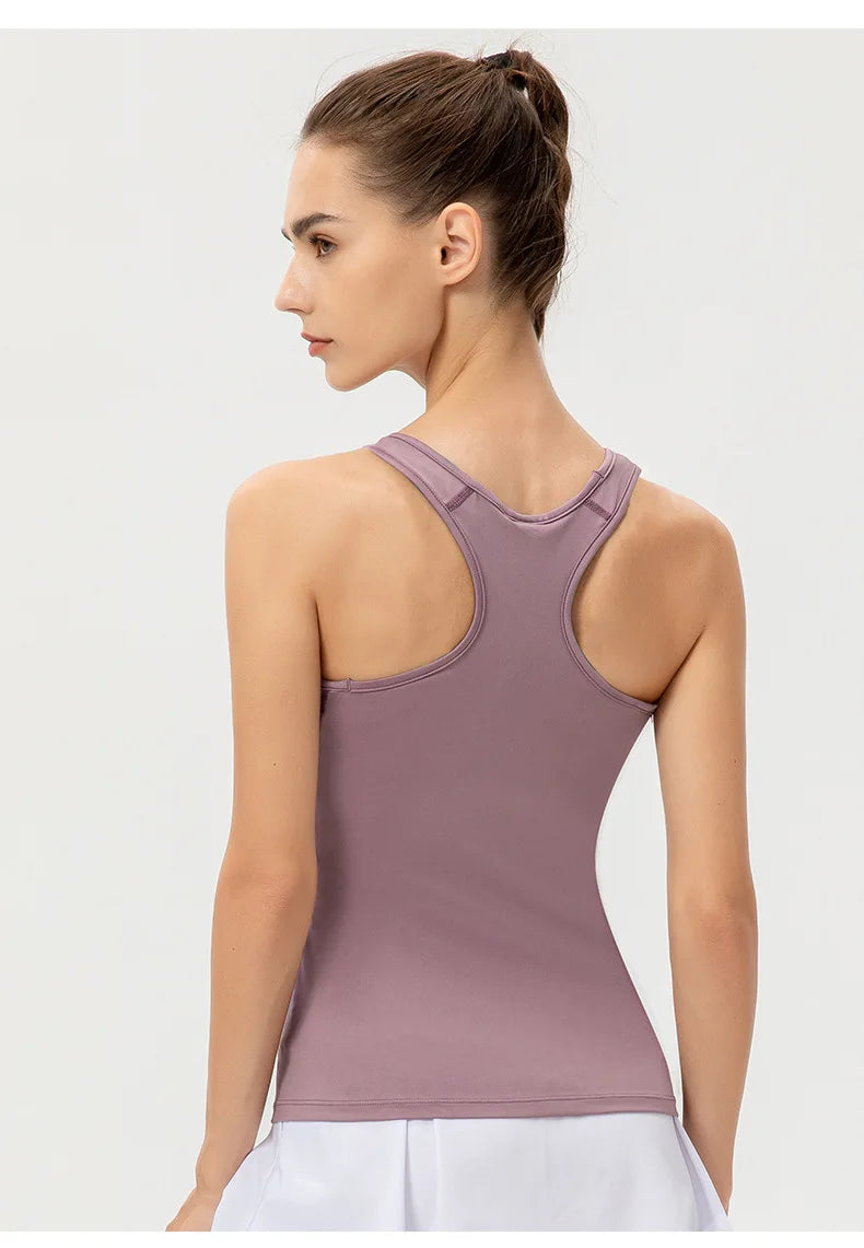Women Quick Dry Performance Yoga Vest Sleeveless Sports Top