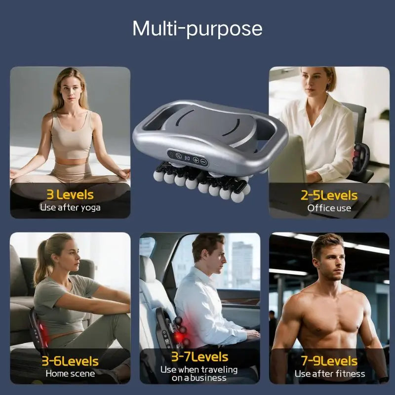 Professional Muscle Massager Gun With 42 Heads And LED Display