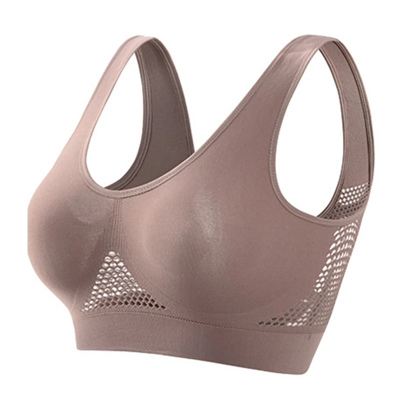 Breathable Womens Running Sports Bra With Shockproof Support Yoga Vest