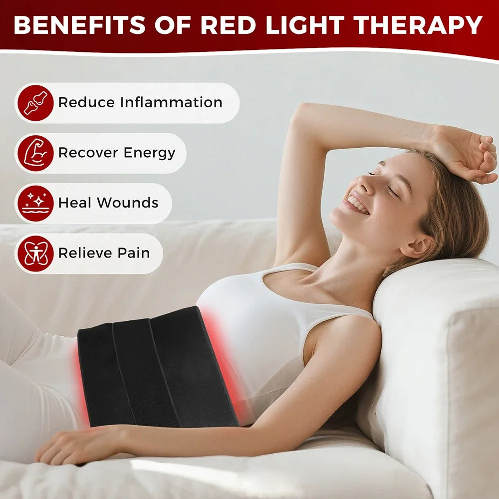 Vilnason Red Infrared Light Therapy Pad 660nm 850nm For Body