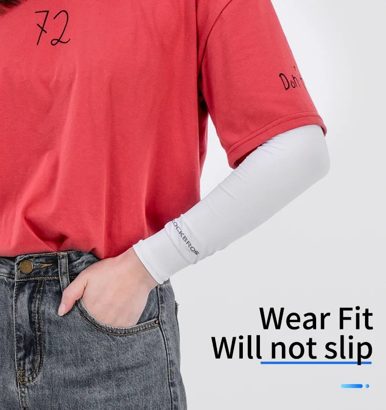 ROCKBROS Arm Sleeves UV Protection For Running And Cycling