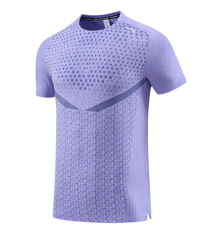 Women Breathable Quick Dry Gym Shirt Short Sleeve Polyester