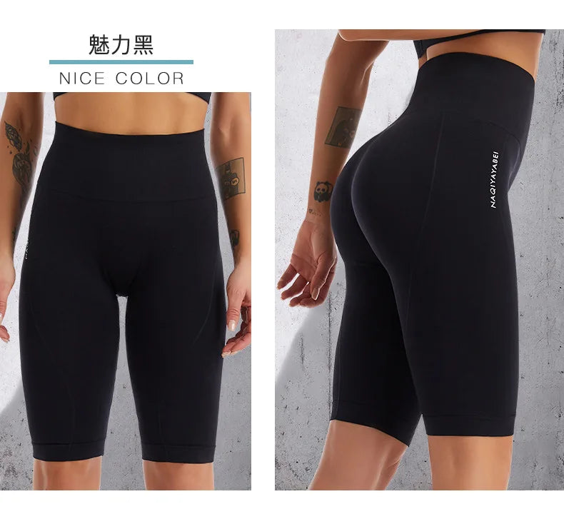 Womens Breathable Quick-Dry High-Waist Sports Yoga Pants For Workout