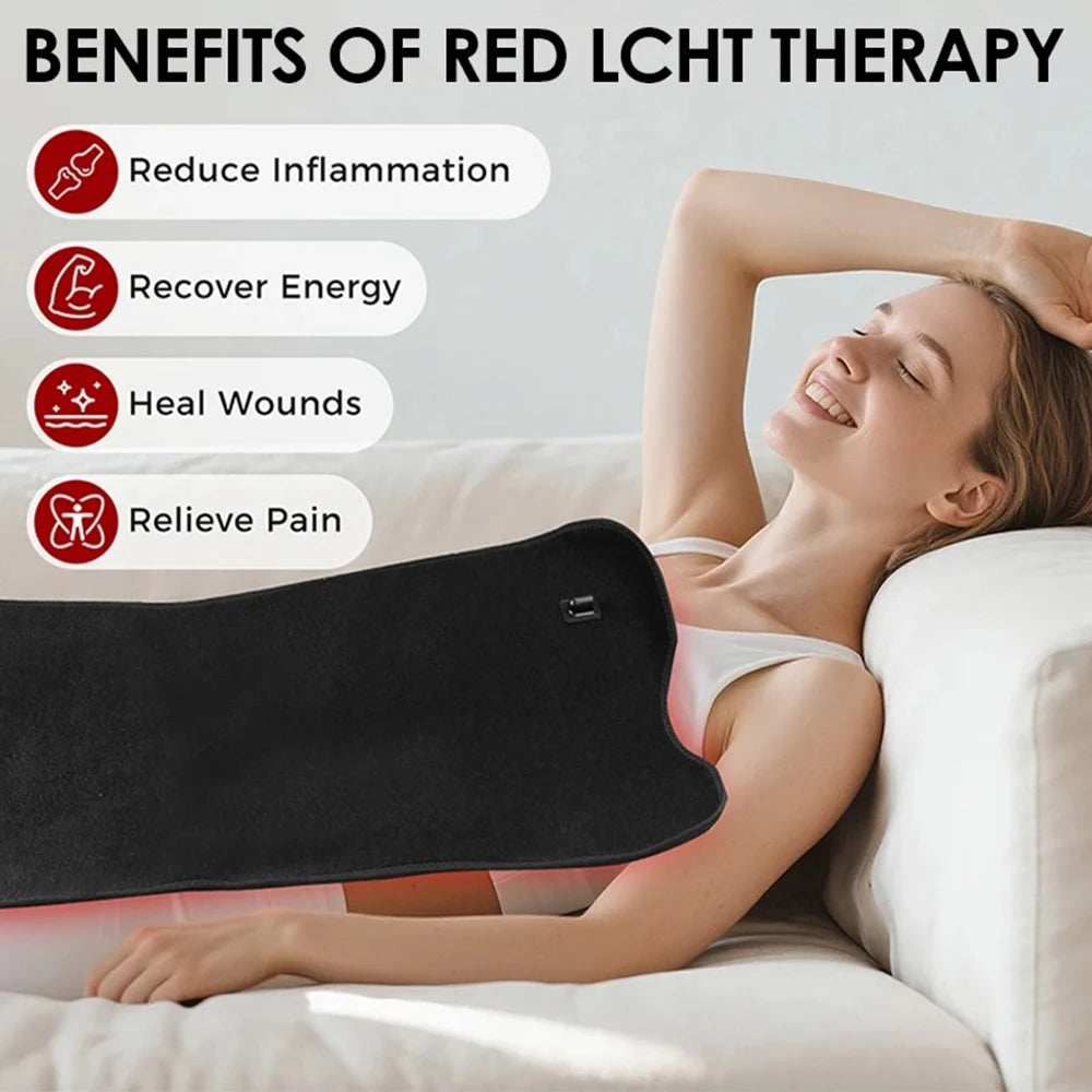 Vilnason Red Infrared Light Therapy Pad 660nm 850nm For Body