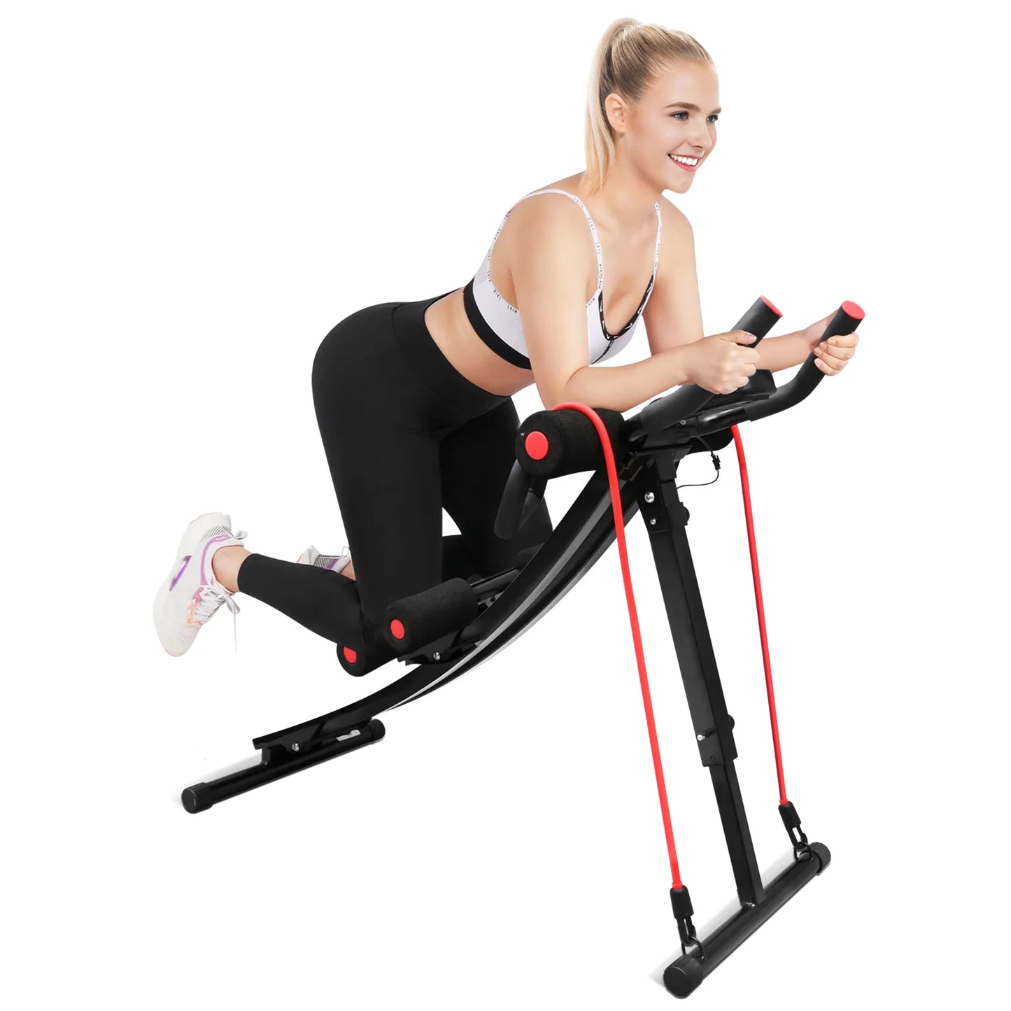 GIKPAL Foldable Ab Machine For Home Gym Core Workout
