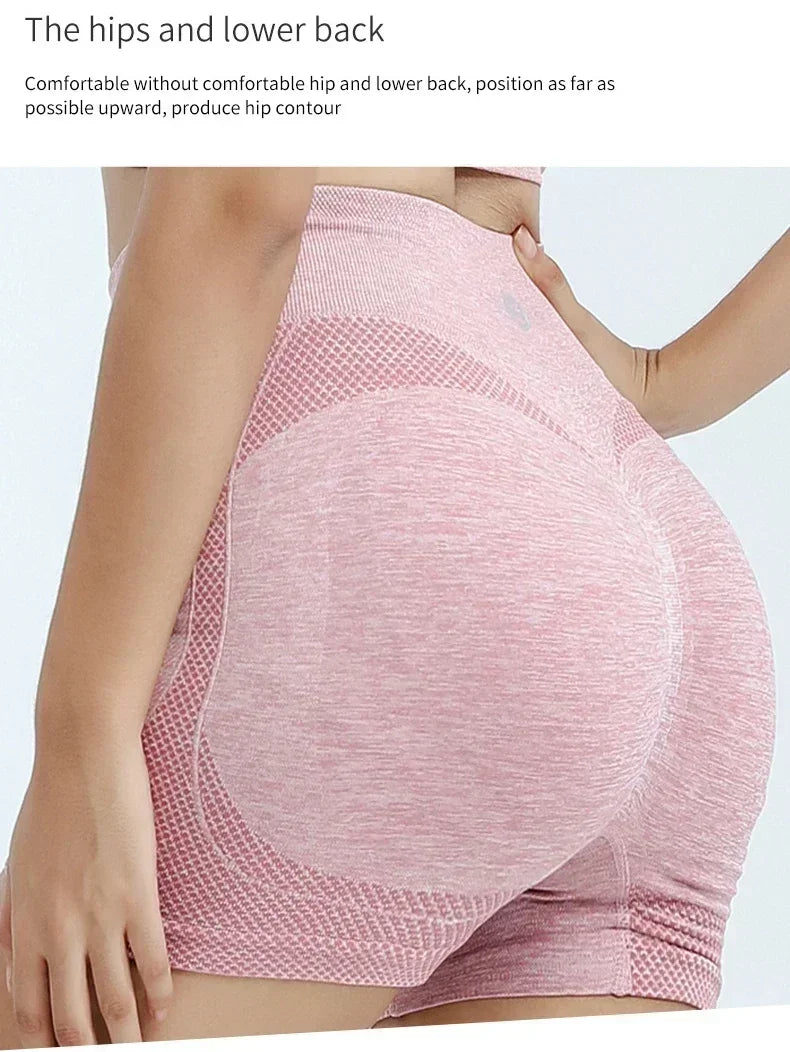 Yoga Set Women Seamless Sports Bra and Leggings