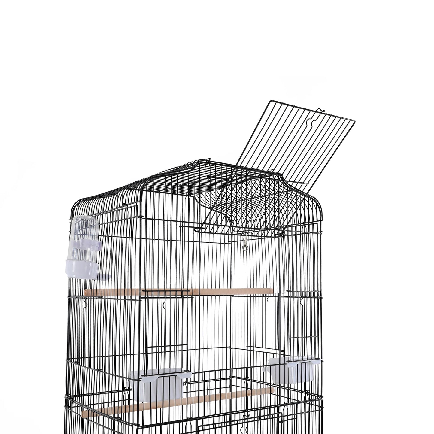 Iron Flight Cage With Stand And Wheels Lockable Door For Parrots