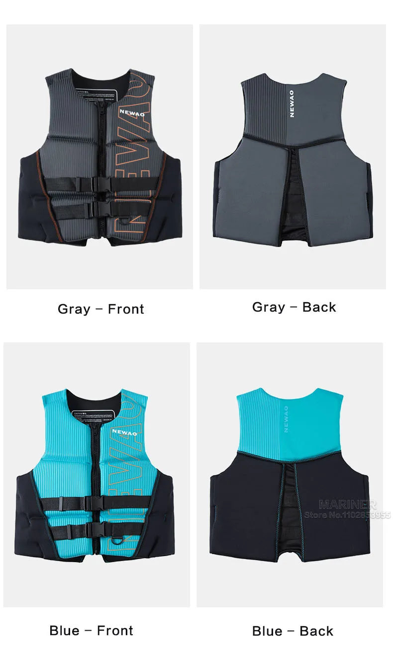 Life Jacket For Adults Kayak Jet Ski Wakeboard Sports Vest