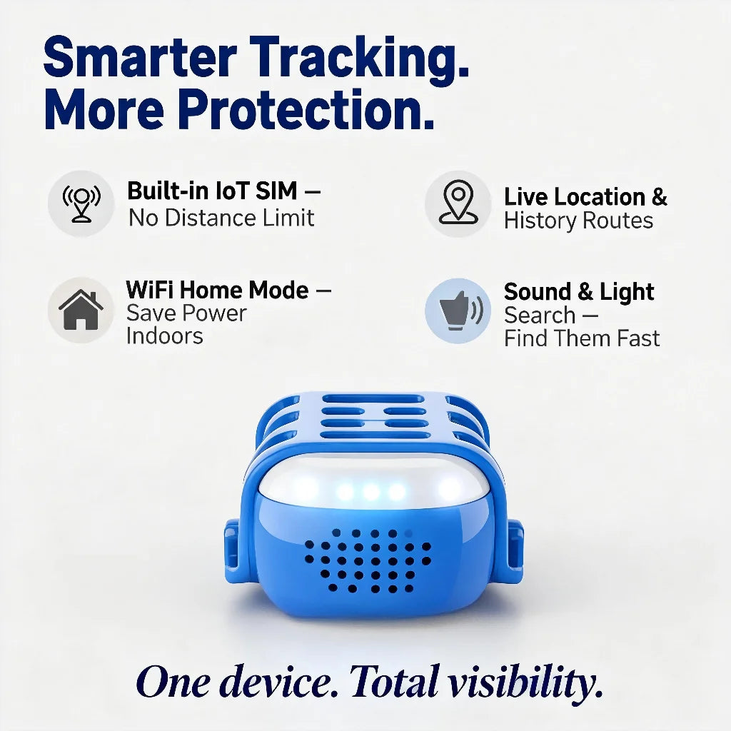 WANWAYTECH GPS Pet Tracker for Dogs and Cats With IoT SIM
