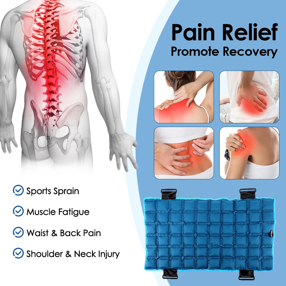 Hailicare Large Ice Pack Reusable Hot Cold Gel Muscle Relief