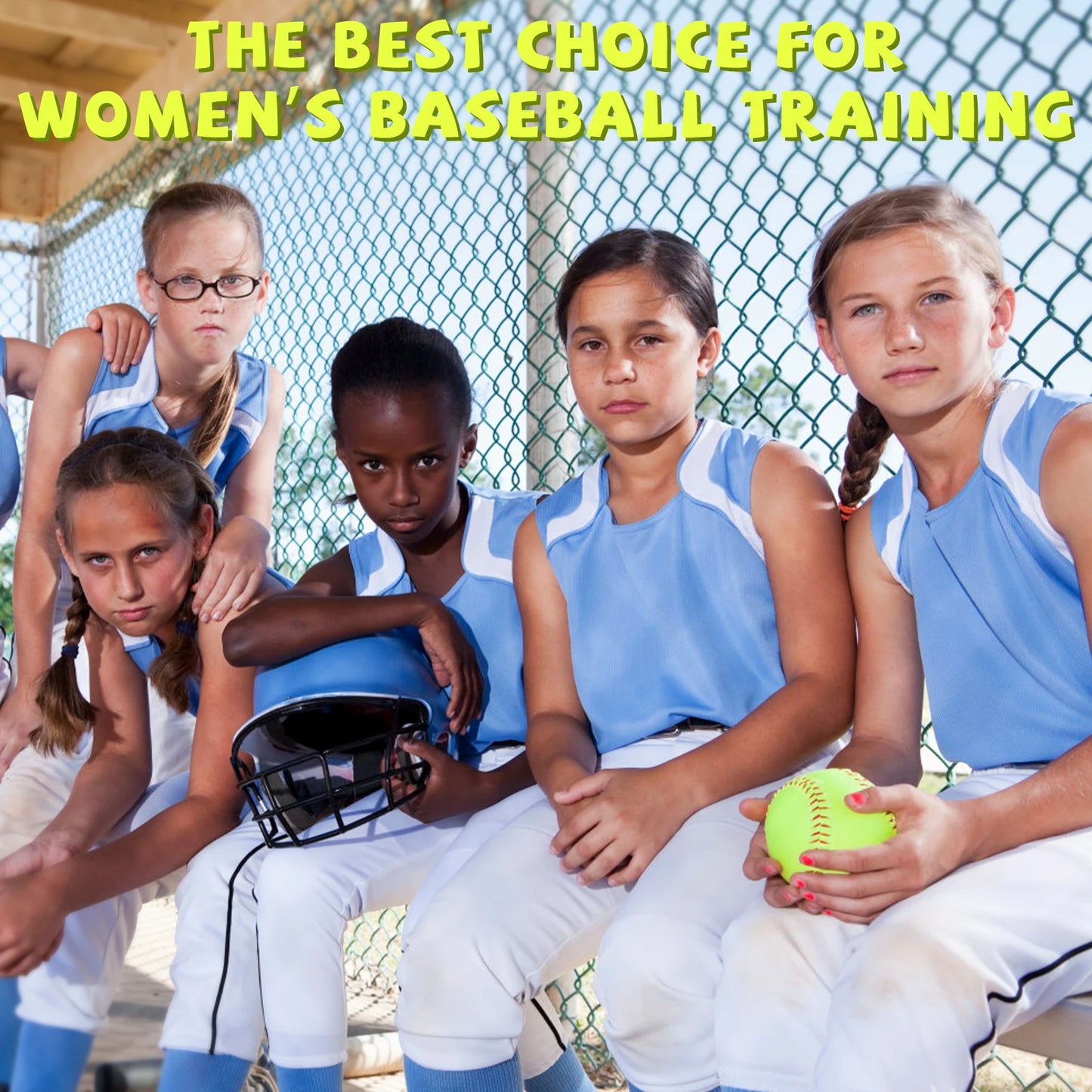 Six Pack Softball Practice Balls For Youth And Adults