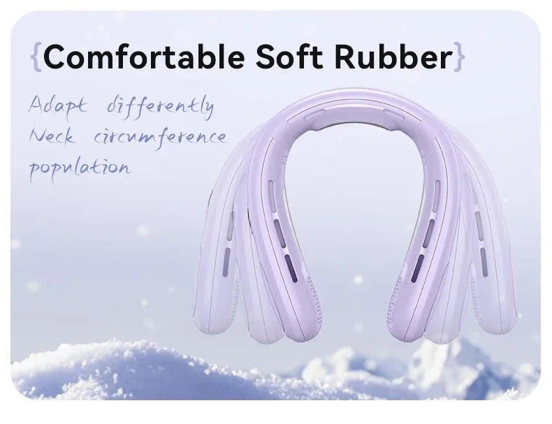 N90 Neck Fan Bladeless USB Rechargeable 5 Speed Portable