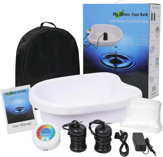 Premium Ion Foot Spa Detox Machine With Basin And Accessories