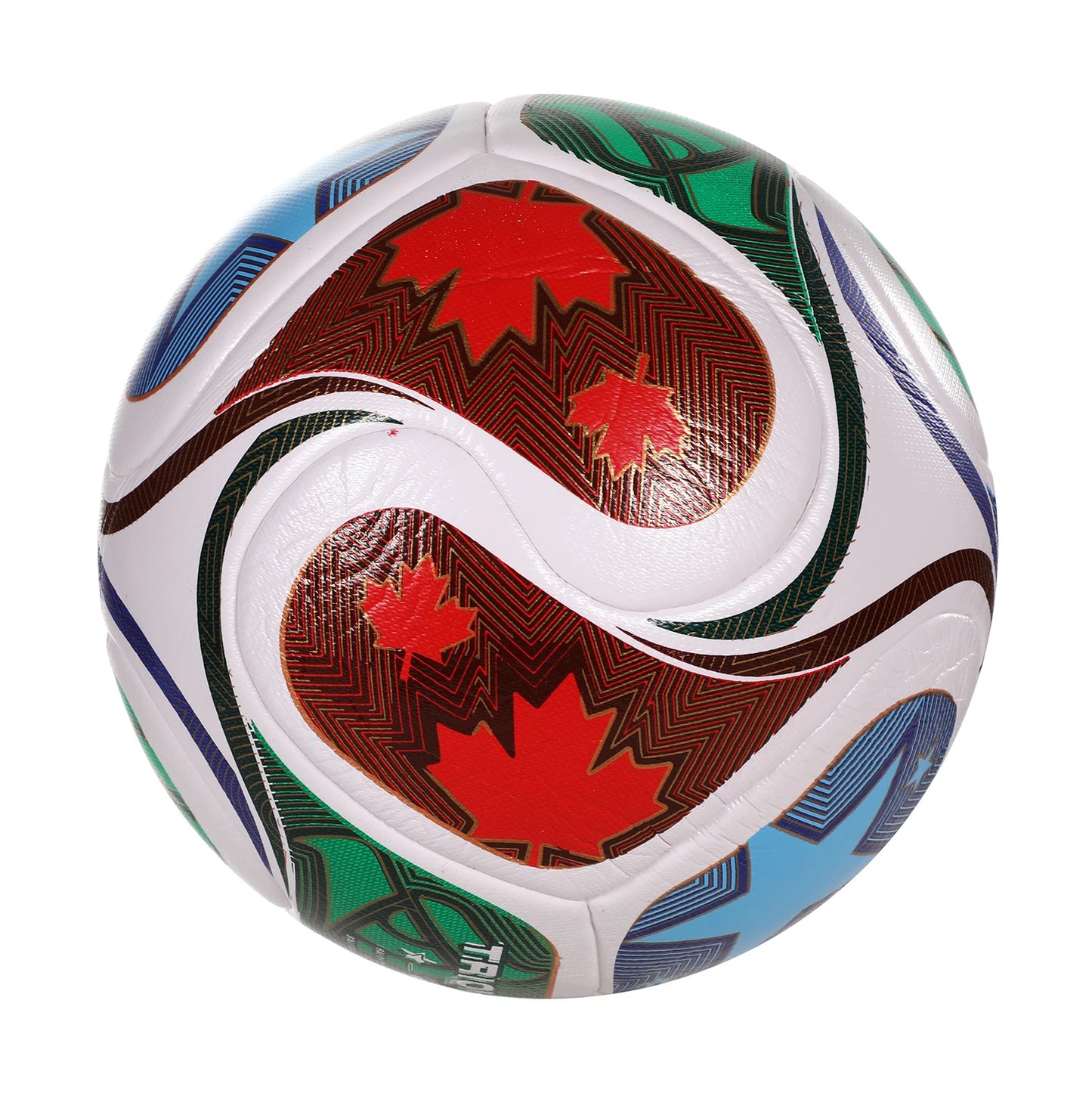 LISM Soccer Ball PU Leather Seamless Wear Resistant