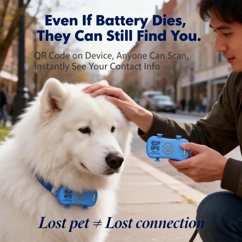 WANWAYTECH GPS Pet Tracker for Dogs and Cats With IoT SIM