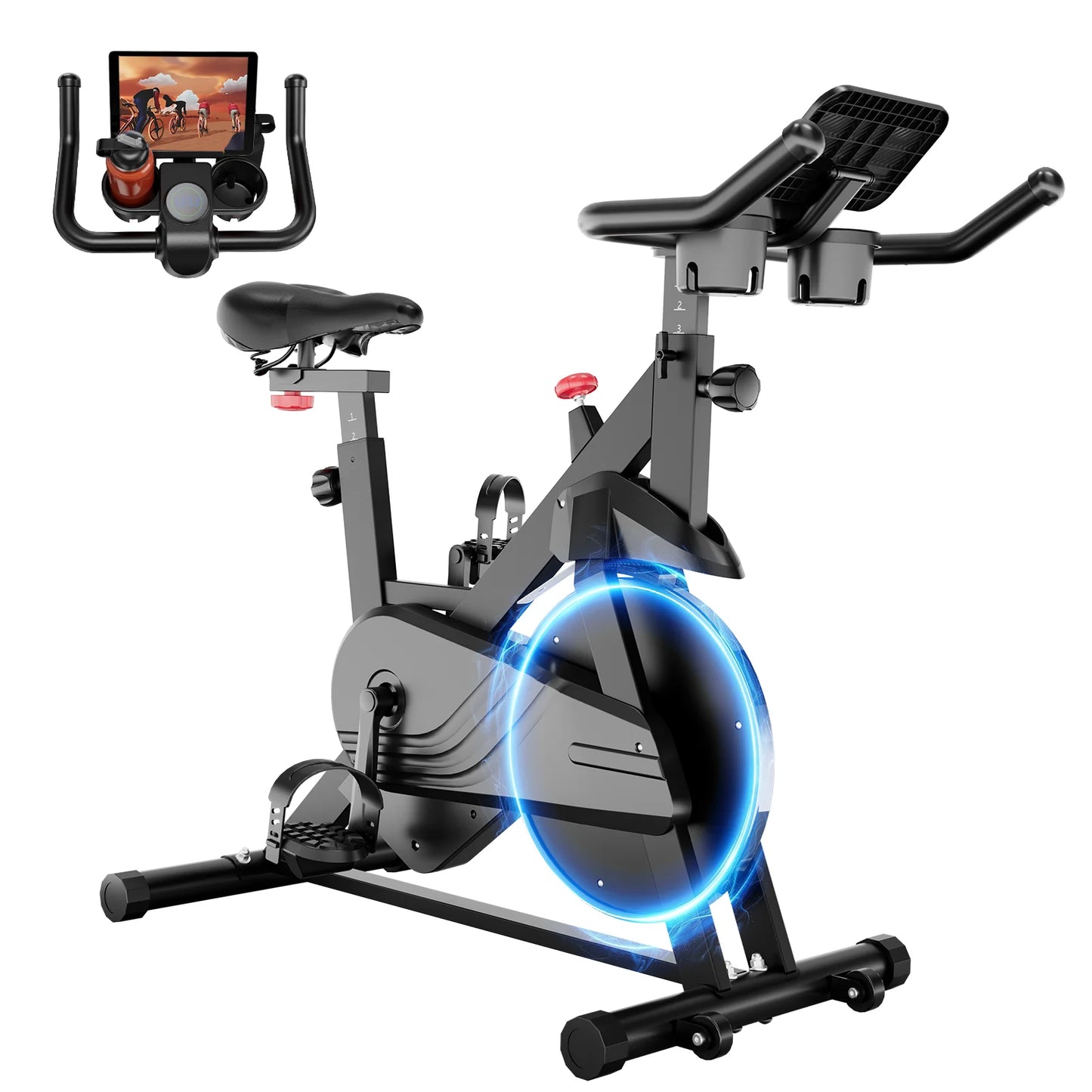 Superun 32 Level Magnetic Resistance Stationary Bike For Home Gym