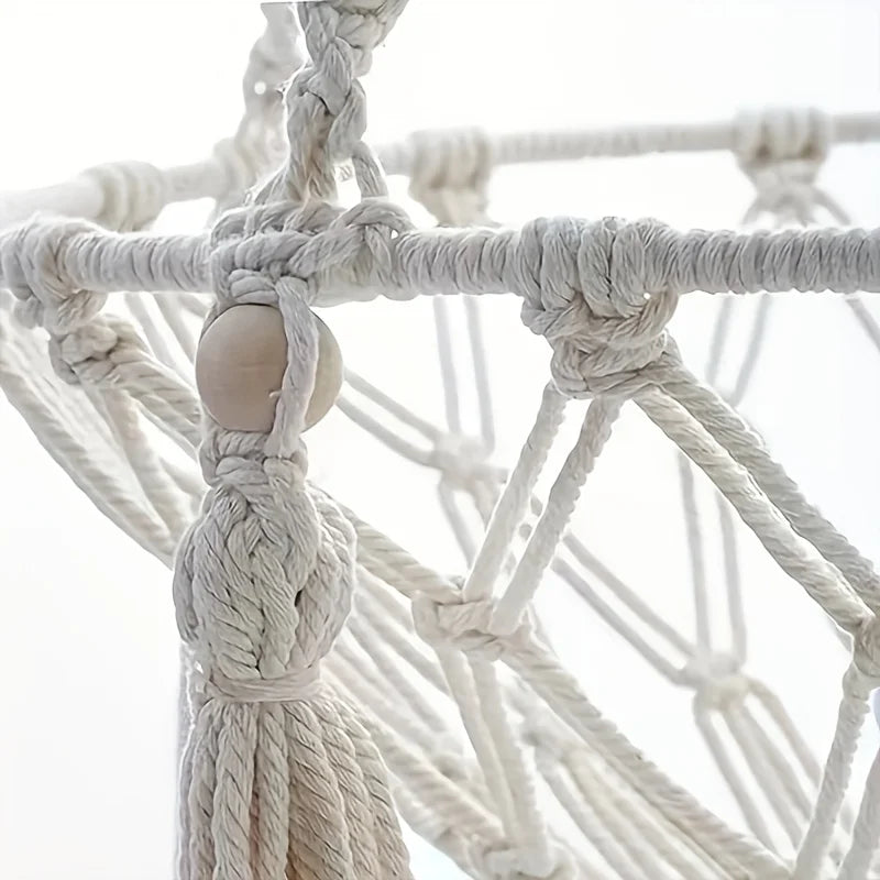 NONECN Handwoven Cotton Rope Cat Hammock