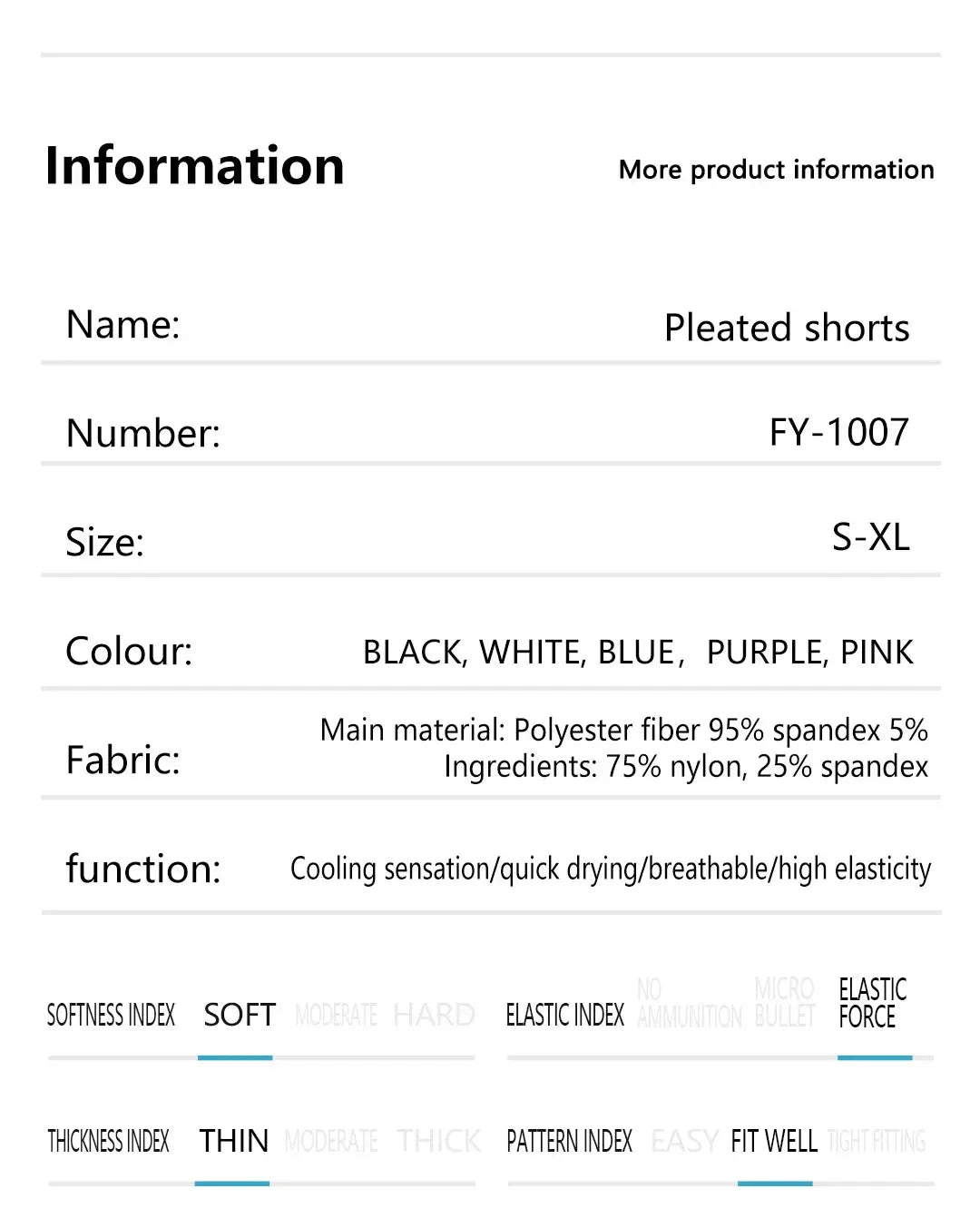 Womens Breathable Yoga Shorts Skirt Pants Outdoor Quick Dry Fitness Wear
