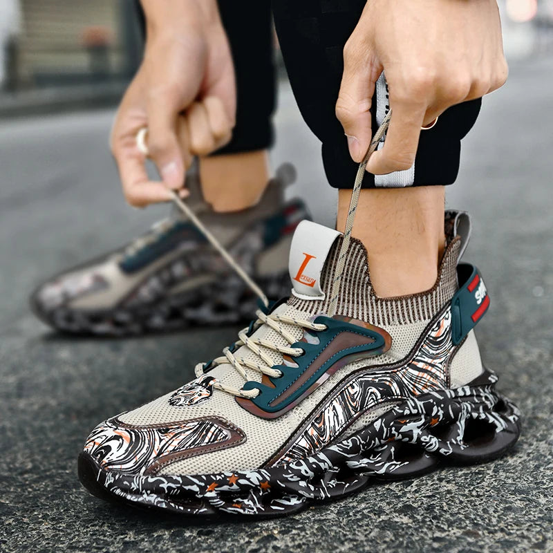 Breathable Men's Casual Shoes Sneakers Trainer Slip On
