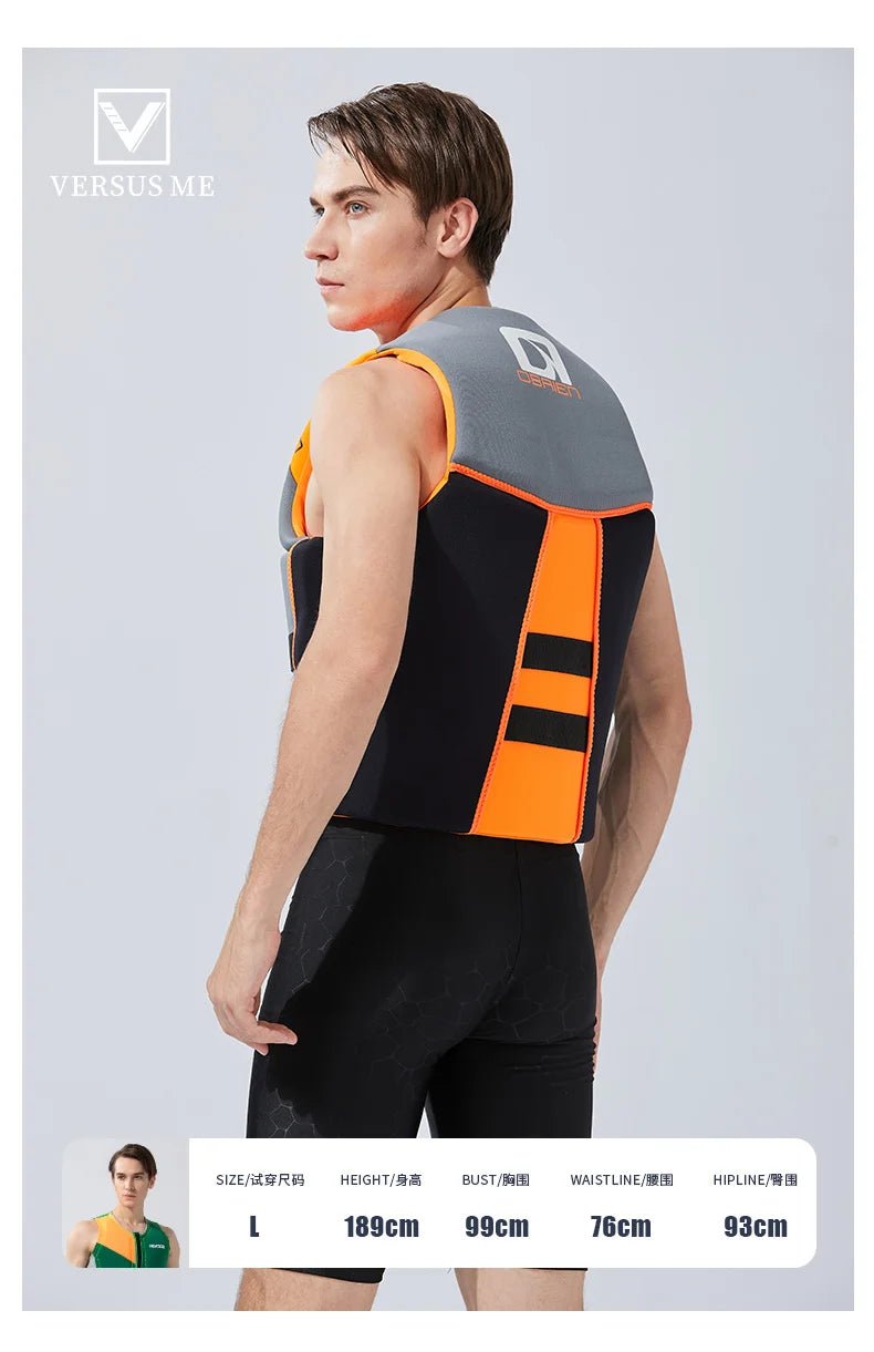 Life Jacket For Adults Kayak Jet Ski Wakeboard Sports Vest