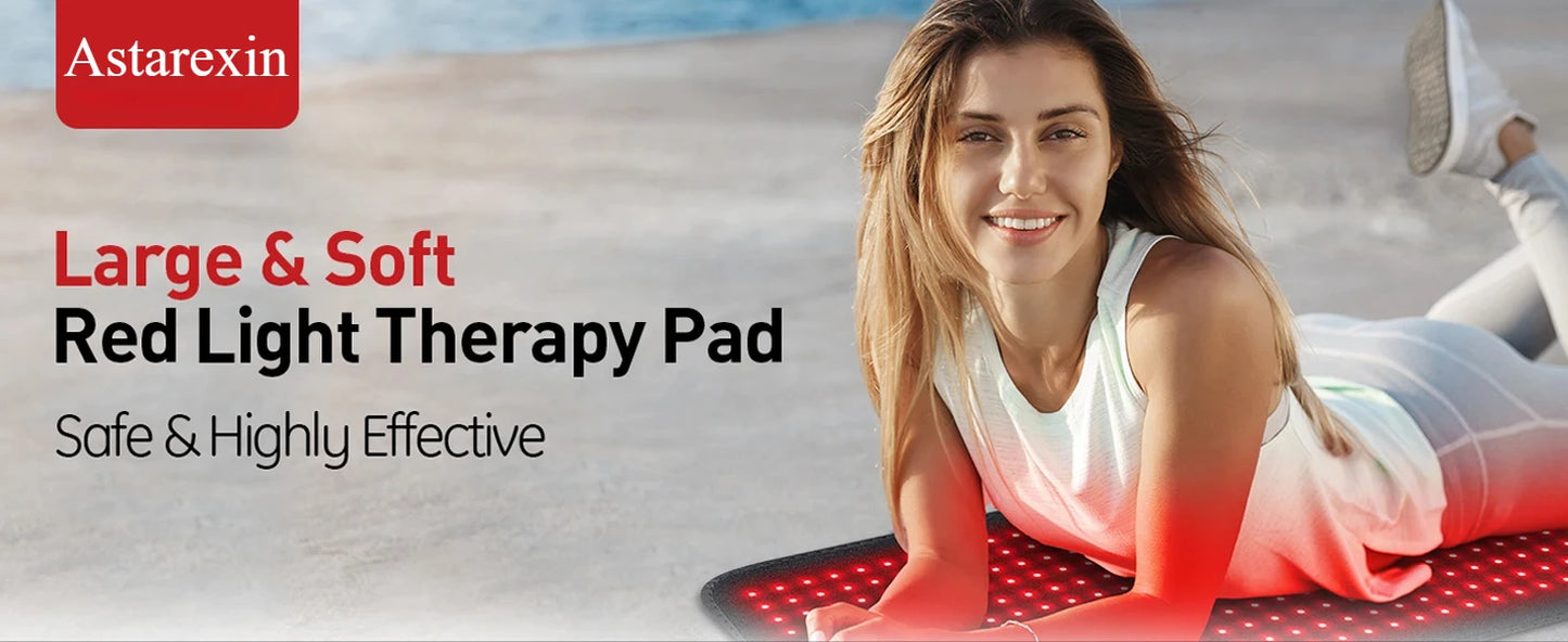 Astarexin Red Light Therapy Heating Pad For Body With Infrared Light